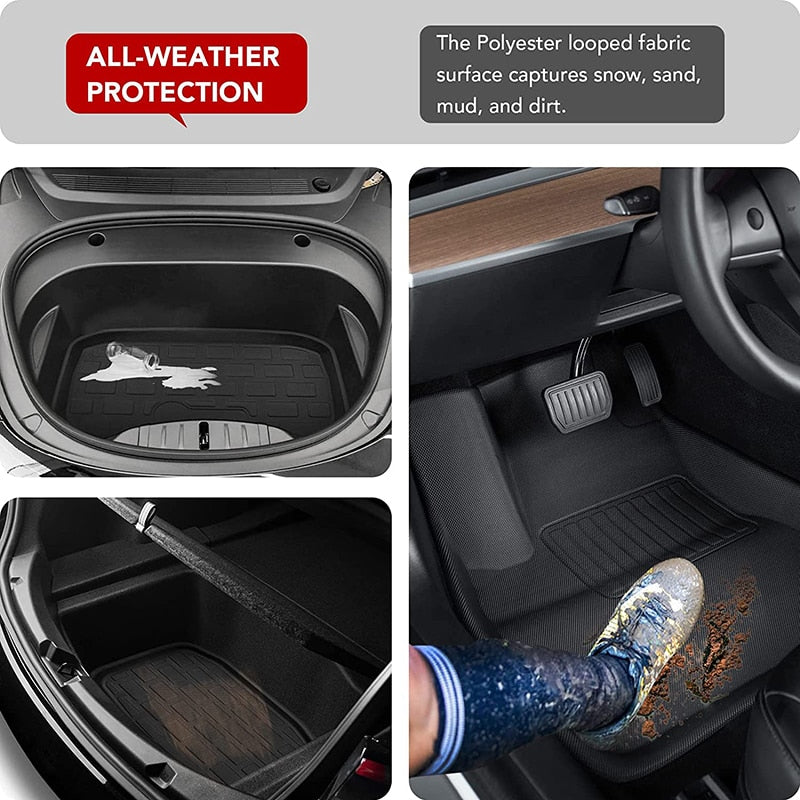 Model 3 - 3 Layer All Weather Floor Mats